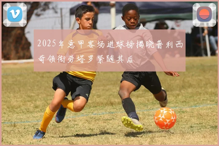 2025年意甲客场进球榜揭晓普利西奇领衔劳塔罗紧随其后